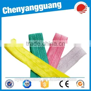 Shiny Solid Folding Over Elastic Band For Elastic Headbands Design thumbnail-1
