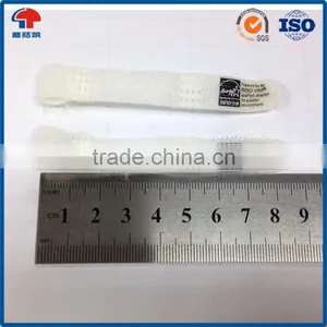 White Hook And Loop Cable Tie Plus , Wire Hook And Loop Wraps Black 10mm Logo thumbnail-1