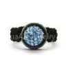 Unusual Beautiful Blue Crystal Wedding Rings With High Quality for Women thumbnail-1