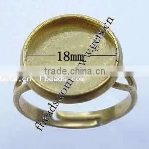 Gets.com Brass Coin Bezel Mount Sterling thumbnail-1