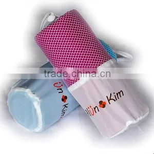 Mesh Bag Travel Towel Microfiber Fabric Suede Absorbent thumbnail-1