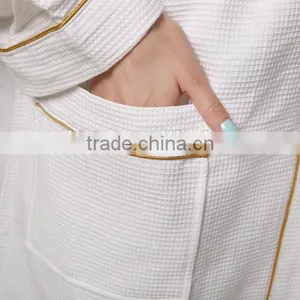 100% Cotton Honeycomb Fabric Waffle Robe thumbnail-4