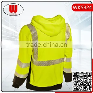 Two Tones High Visibility Hoodie thumbnail-2