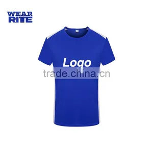 Custom Logo Printing 100% Dry Fit Polyester Football T-shirt thumbnail-3