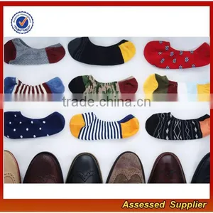 Best Quality Colorful Custom Men Invisible Socks JH63 thumbnail-1