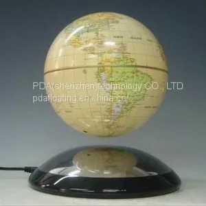 6 Inch Metal Base Ufo Magnetic Floating Globe thumbnail-1