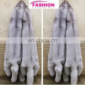 High Quality Blue Fox Fur Skin / Blue Fox for Women's Clothing / Blue Fox Fur thumbnail-2