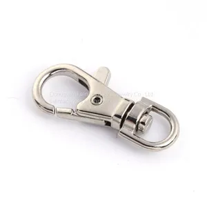 Metal Swivel Clasps Metal Lobster Claw Clasp Hook Key Rings and Keychain Make Your Own Key Ring thumbnail-3