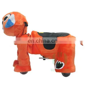 Hot Sale Electric Animal Scooter Adult Ride on Toys With Wheel Plush Wrinkled Dog Animal Toy thumbnail-5