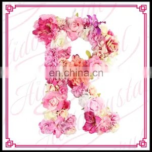 Aidocrystal Handmade Artificial Flower Letter Wall Decorative Wall Hanging Art and Craft thumbnail-2