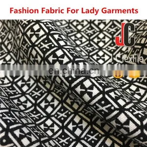 Polyester Printed Fabric Screen Print Simple Design Women's Shirt thumbnail-6