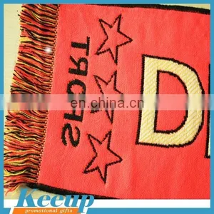 Custom Cheap Acrylic Soccer Fan Scarf for Promotional thumbnail-3