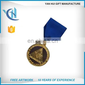 Customized High Quality Sport Medal With Ribbons thumbnail-1