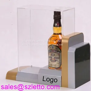 Hot Sell Bottle Holder Bar Acrylic Shelf For Wine thumbnail-2