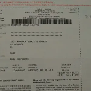 Enginer Solar Limited company overview - view 1 thumbnail