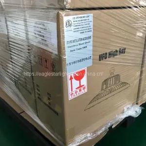 160LPW DLC Premium ETL CETL 100-277V AC 100W LED UFO High Bay Light thumbnail-4