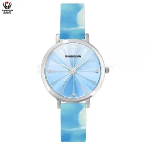 XINBOQIN Supplier Custom Luxury Water Resist High Quality Lady Brand Trendy Featurely Quartz Acetate Watch thumbnail-5