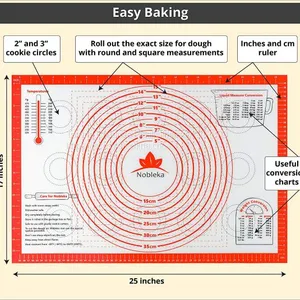 Wholesale Silicone Baking Mat Set Silicone Mat With Custom Printing thumbnail-4