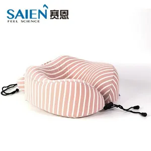 Adjustable Support Memory Foam Travel Neck Pillow for Airplane Bus thumbnail-2