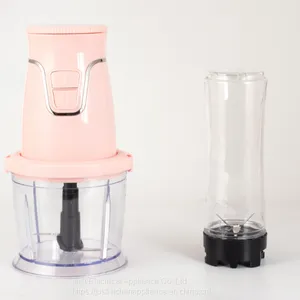 300W/500W Double Speed 2-in-1 Food Processor Electrical 600ml Blender Juicer and 800ML Meat Grinder Chopper thumbnail-1