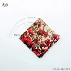 Customized Logo Design Absorbent Paper Air Freshener Printing thumbnail-1