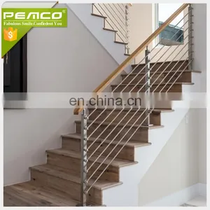 China Exporter Variety Stainless Steel Stair Glass Railing Tangga Stainless Steel Harga thumbnail-2