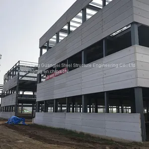 New Design Reliable Seismic Earthquake Prefabricated Light Steel Structure Muti Slope Workshop thumbnail-5