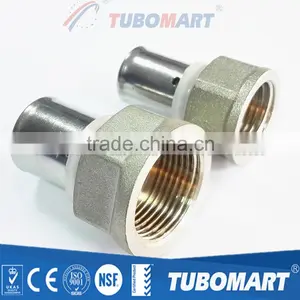 Hight Quality U Type Copper Press Fittings for Underfloor Heating Pipes thumbnail-4