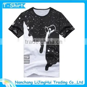 New Design Short Sleeve Write Name T Shirt Supplier thumbnail-1