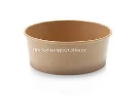 Food Serveware Extra Large Disposable Salad Bowls Salad Fruit 43oz Tableware thumbnail-1