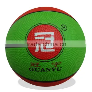 GY-S038 Rubber Basketball Manufacturer, Cartoon Printed Basketball for Kids Size 3 Small Basketball thumbnail-2