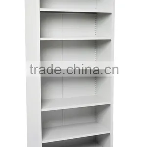 Factory Price Knock Down Metal Bookcase /Steel Book Rack Cabinet/Open Shelf Cabinet thumbnail-2