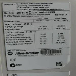 20F11ND027AA0NNNNN ALLEN BRADLEY I/O Module, Analog, 4-input, Single-ended thumbnail-2