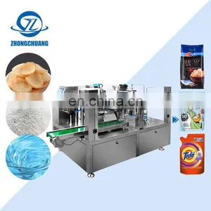 Chilli Sauce Packing Wafer Price Popcorn Automatic Feeding Line Bakery Food Salad Packaging Machine thumbnail-1