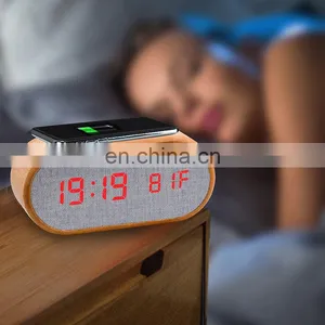 Wooden Wholesale the Coolest Gym Training Office Table Desk Small Digital Decorative Bed Side Kids Clocks thumbnail-2