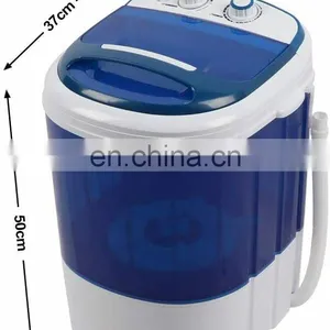 Portable Mini Laundry Washing Machine Electric Compact Washer Tub thumbnail-2