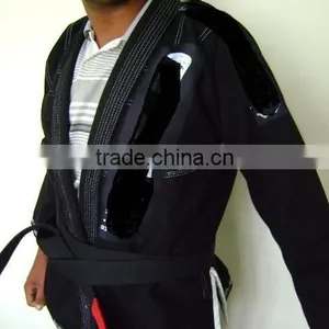 Customized BJJ Gis With Contrast Stitching, Drawstring, Loops, Side Vents (Red, White, Blue, Black, Navy Blue,Pink) thumbnail-1