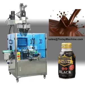 Automatic Bottle Jar Coffee Chili Powder Rotary Filling Weighing Packing Machine thumbnail-1