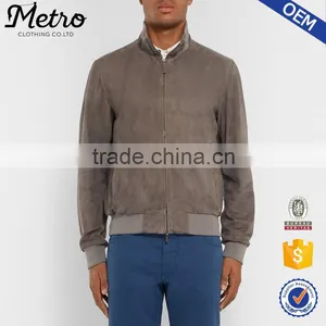 Custom Man Motorcycle Jacket Suede Fall Jacket thumbnail-1