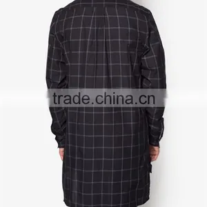 2016 Long Winter Jackets for Men Latest Fashion Plaid Jackets thumbnail-4