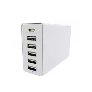 Fashionable QC2.0 USB Charger Desktop Rapid Station Charging For All Phone thumbnail-4