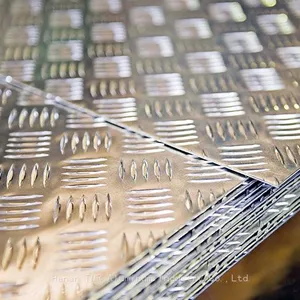 3003 H14 5-Bar Tread Plate - Heavy-Duty & Anti-Slip for Marine & Industrial Use thumbnail-3