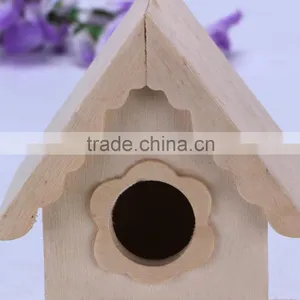 2016 Custom Solid Wooden Bird Nest,Small Wood House Accepted thumbnail-5