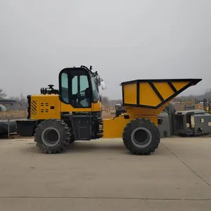 Lu Zhuang 5-ton Four-wheel Drive Dump Truck, Engineering Dump Transport Vehicle, Construction Waste and Garbage Handling Machine thumbnail-1