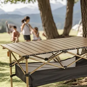 Lightweight Folding Picnic Table for Camping, Beach, and Outdoor Use thumbnail-1