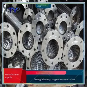 Pipe Connectors, for Medical Use, Metal Hoses, Lined Ptfe Corrugated Hoses, High Temperature Resistant thumbnail-2