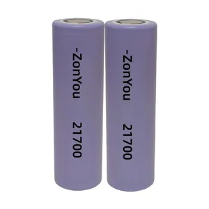 ZonYou a Grade Cell 21700 4000mAh Cylindrical NCM Lithium Ion Battery With 500 Cycles Life Span for Solar Street Light on Sale thumbnail-1