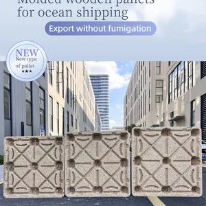 Eco-friendly, Recyclable Molded Wood Pallets — Compliant With European and American Standards — Hassle-Free Export thumbnail-4