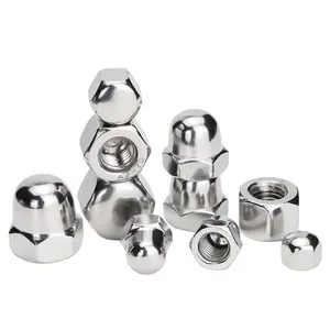 DIN 1587 Hex Domed Cap Nuts High Type Stainless Steel M4-M20 Acorn Nuts thumbnail-1