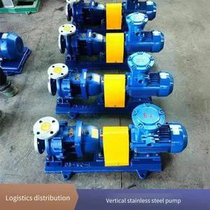 ih Stainless Steel Chemical Centrifugal Pump, Vertical Pump, Corrosive Liquid Transfer Pump, Thickened Material thumbnail-2